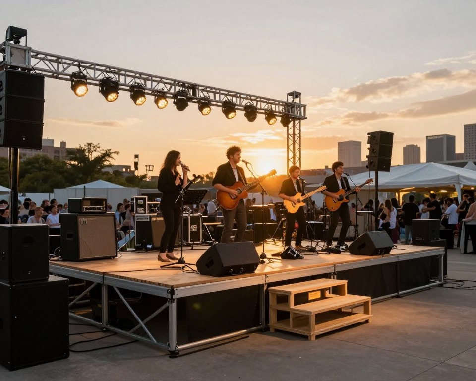 Mobile Stage Rental in Houston